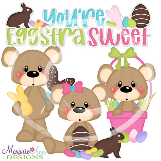 Franklin & Frannie-Easter Sweet SVG Cutting Files +Clipart - Click Image to Close
